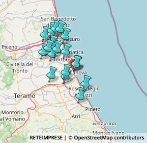 Mappa Via Amerigo Vespucci &, 64021 Giulianova TE, Italia (11.36222)