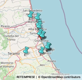 Mappa Via Amerigo Vespucci &, 64021 Giulianova TE, Italia (9.48667)
