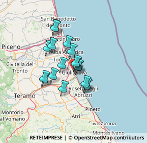 Mappa Via Amerigo Vespucci &, 64021 Giulianova TE, Italia (9.70556)