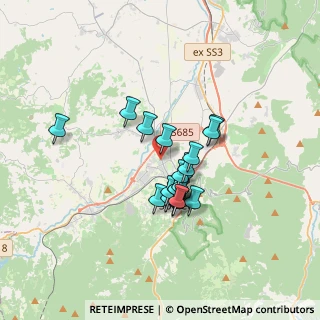 Mappa Via Giacomo Reggiani, 06049 Spoleto PG, Italia (2.6785)
