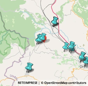 Mappa Località Fornaci, 05014 Castel Viscardo TR, Italia (4.782)