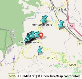 Mappa Localita' Le Sode, 05014 Castel Viscardo TR, Italia (1.354)