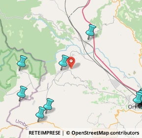 Mappa Localita' Le Sode, 05014 Castel Viscardo TR, Italia (7.8755)