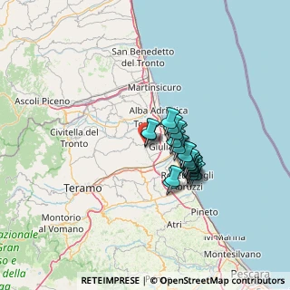 Mappa Via Bologna, 64023 Mosciano Sant'Angelo TE, Italia (10.0725)
