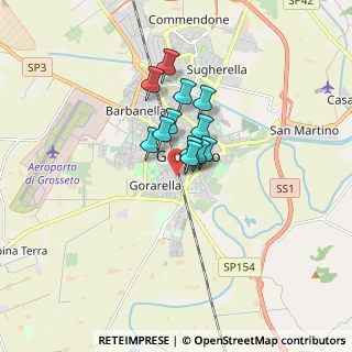 Mappa Via Giorgio Vasari, 58100 Grosseto GR, Italia (1.03833)