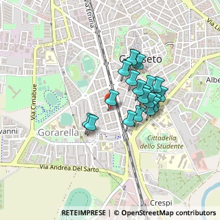 Mappa Via Giorgio Vasari, 58100 Grosseto GR, Italia (0.3535)