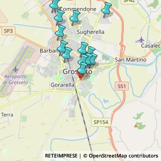 Mappa Viale Brigate Partigiane, 58100 Grosseto GR, Italia (1.86769)