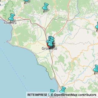 Mappa Via Fratelli Bandiera, 58100 Grosseto GR, Italia (18.20357)