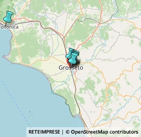 Mappa Via Fratelli Bandiera, 58100 Grosseto GR, Italia (33.01714)