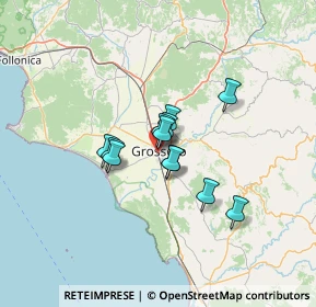 Mappa Via Fratelli Bandiera, 58100 Grosseto GR, Italia (8.72)