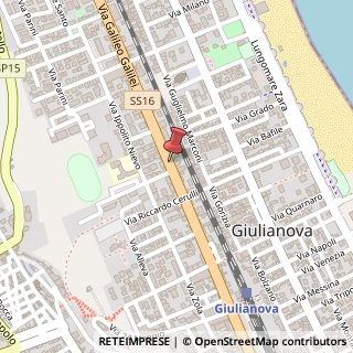 Mappa Via Galileo Galilei, 169, 64021 Giulianova TE, Italia, 64021 Giulianova, Teramo (Abruzzo)