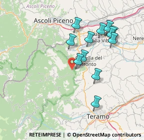 Mappa Strada per le Grotte, 64010 Ripe TE, Italia (7.45083)