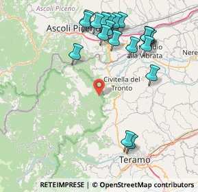 Mappa Strada per le Grotte, 64010 Ripe TE, Italia (9.6505)