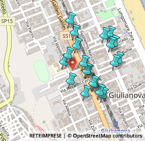 Mappa Via I. Nievo, 64021 Giulianova TE, Italia (0.207)