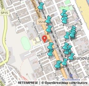 Mappa Via I. Nievo, 64021 Giulianova TE, Italia (0.2795)