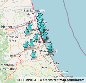 Mappa Via I. Nievo, 64021 Giulianova TE, Italia (9.6165)