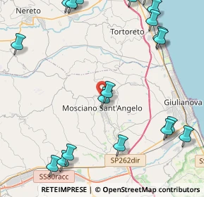 Mappa Via S. Pertini, 64023 Mosciano Sant'Angelo TE, Italia (6.2505)