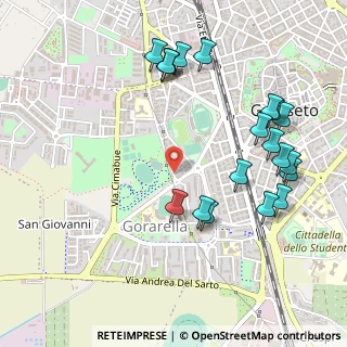 Mappa Via Privata Mancini, 58100 Grosseto GR, Italia (0.5995)