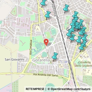 Mappa Via Privata Mancini, 58100 Grosseto GR, Italia (0.789)