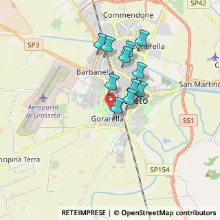 Mappa Via Privata Mancini, 58100 Grosseto GR, Italia (1.45182)