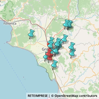 Mappa Via Tito Speri, 58100 Grosseto GR, Italia (9.993)