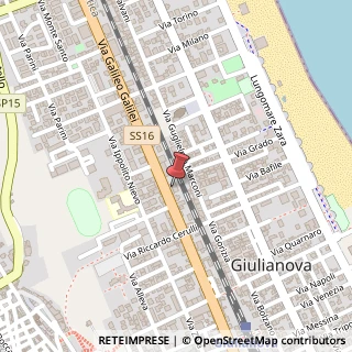 Mappa Via Galileo Galilei, 180, 64021 Giulianova, Teramo (Abruzzo)