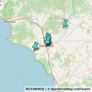 Mappa Via Sonnino, 58100 Grosseto GR, Italia (4.69273)