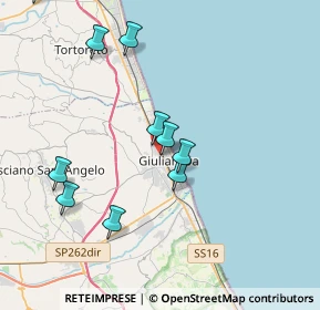 Mappa Via Leopardi, 64021 Giulianova TE, Italia (4.65909)