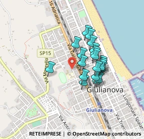 Mappa Via Leopardi, 64021 Giulianova TE, Italia (0.334)