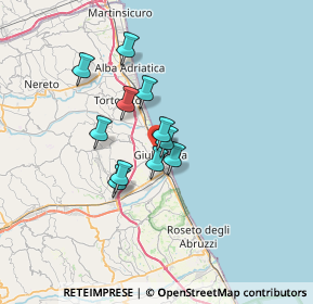 Mappa Via Giacomo Leopardi, 64021 Giulianova TE, Italia (5.03545)
