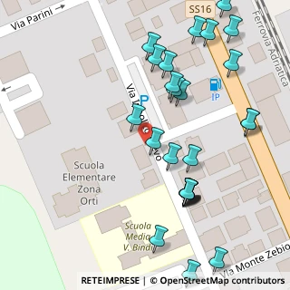 Mappa Via Leopardi, 64021 Giulianova TE, Italia (0.07308)