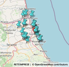Mappa Via Leopardi, 64021 Giulianova TE, Italia (9.739)