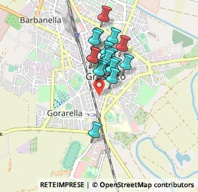 Mappa Via Martiri di Belfiore, 58100 Grosseto GR, Italia (0.66)