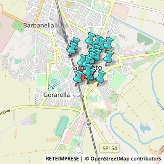 Mappa Via Martiri di Belfiore, 58100 Grosseto GR, Italia (0.564)