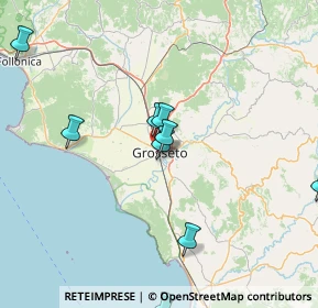 Mappa Via Martiri di Belfiore, 58100 Grosseto GR, Italia (21.03)