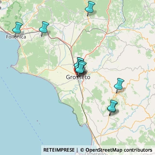 Mappa Via Martiri di Belfiore, 58100 Grosseto GR, Italia (13.37083)