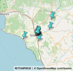 Mappa Via Santorre di Santarosa, 58100 Grosseto GR, Italia (4.27615)