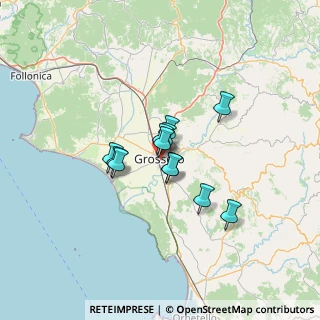 Mappa Via Santorre di Santarosa, 58100 Grosseto GR, Italia (8.72417)