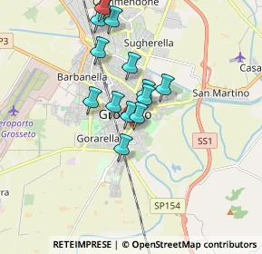 Mappa Via Santorre di Santarosa, 58100 Grosseto GR, Italia (1.60071)