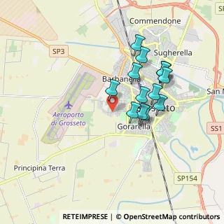 Mappa Via Costante Girardengo, 58100 Grosseto GR, Italia (1.63714)