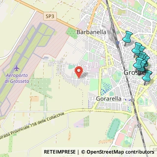 Mappa Via Costante Girardengo, 58100 Grosseto GR, Italia (1.73909)