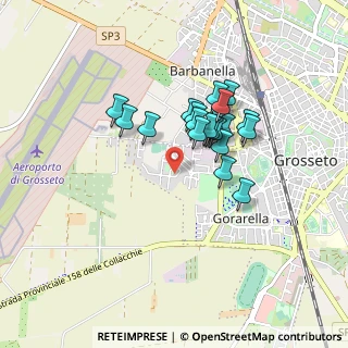 Mappa Via Costante Girardengo, 58100 Grosseto GR, Italia (0.6975)