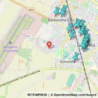 Mappa Via Costante Girardengo, 58100 Grosseto GR, Italia (1.5435)