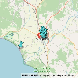 Mappa Via Costante Girardengo, 58100 Grosseto GR, Italia (2.71818)