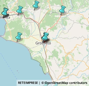 Mappa Via Pier Luigi da Palestrina, 58100 Grosseto GR, Italia (27.3265)