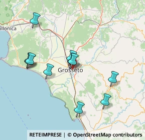 Mappa Via Pier Luigi da Palestrina, 58100 Grosseto GR, Italia (15.09727)