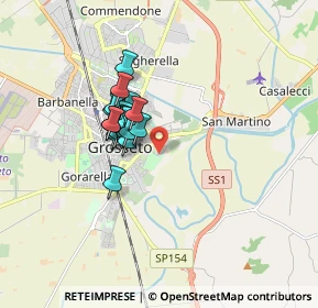 Mappa Via Pier Luigi da Palestrina, 58100 Grosseto GR, Italia (1.219)