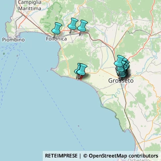 Mappa SP delle Collacchie, 58043 Castiglione della Pescaia GR, Italia (15.64)