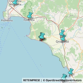 Mappa SP delle Collacchie, 58043 Castiglione della Pescaia GR, Italia (24.75333)