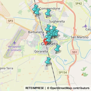 Mappa Via Andrea del Verrocchio, 58100 Grosseto GR, Italia (1.51583)